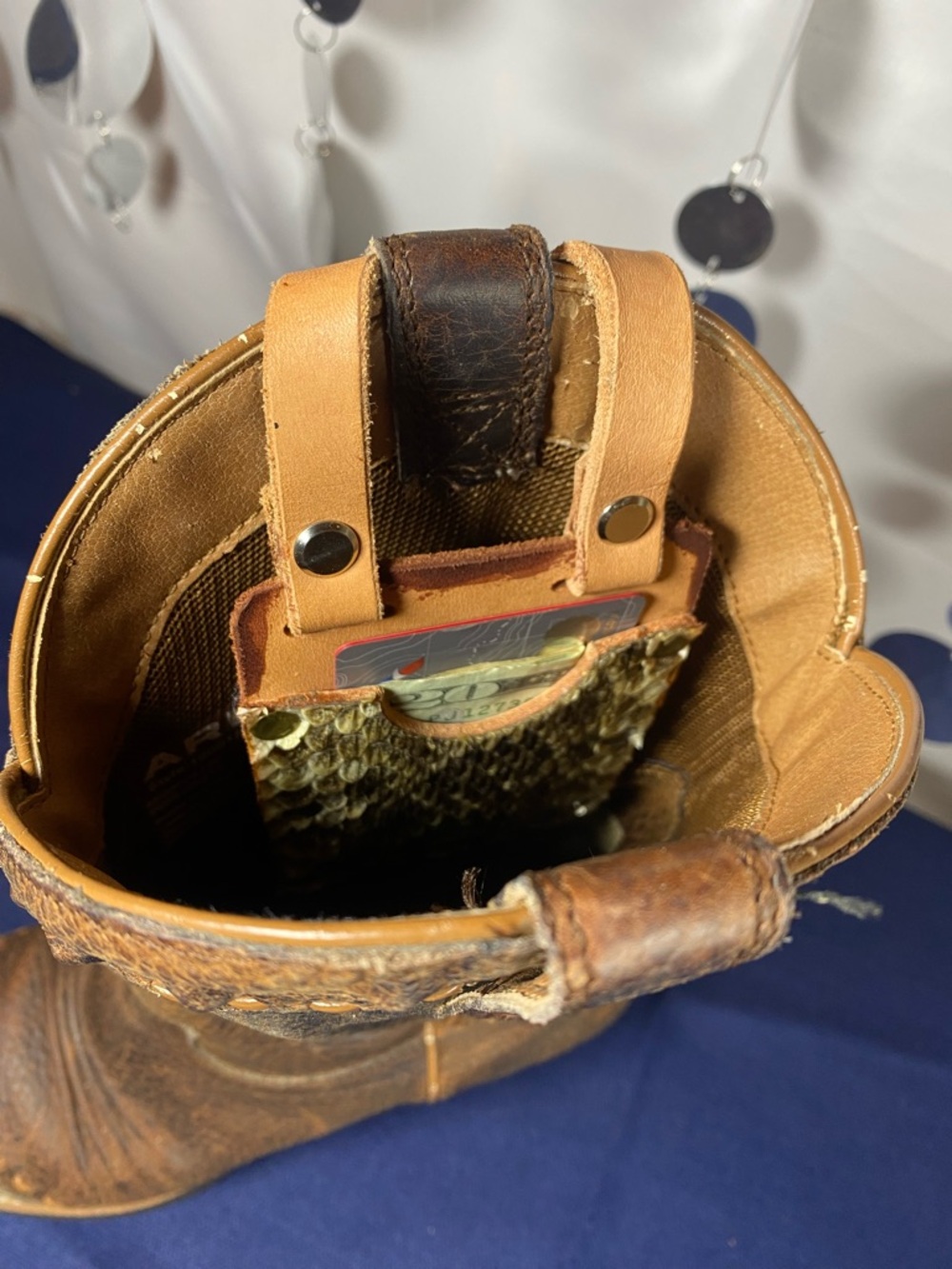 Handcrafted Rattlesnake Boot Wallet - Picture 8 of 8